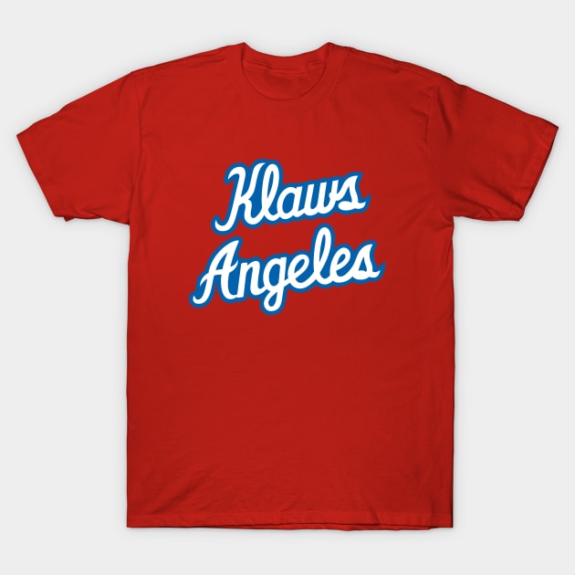 Klaws Angeles - Red T-Shirt by KFig21